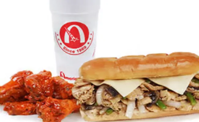 Chicken Philly & 5pc Wings Combo