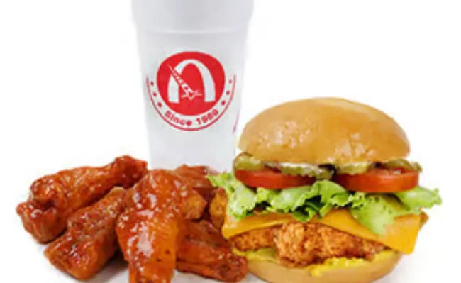 Chicken Tender Sandwich & 5pc Wings Combo