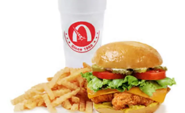 Chicken Tender Sandwich & Fries Combo