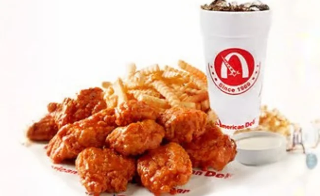 Bonless Wings & Fries Combo