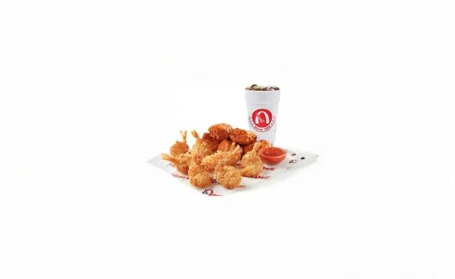 Fried Shrimps & 5pc Wings Combo